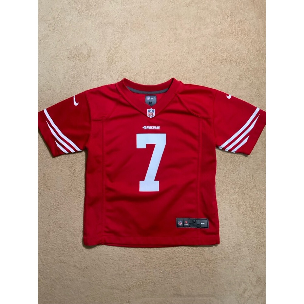 Nike‎ NFL Youth Med San Francisco 49ers Colin Kaepernick #7 Red Football Jersey
